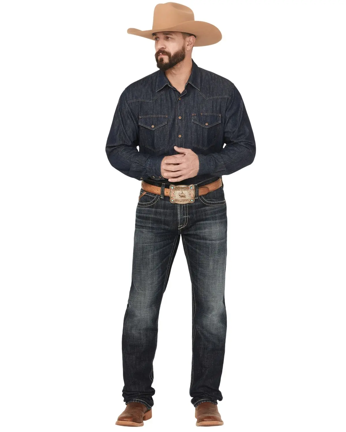 Ariat Men's Boot Barn Bart Keith Dark Wash Relaxed Bootcut Denim Jeans - 10073203 Ariat Men's Boot Barn Bart Keith Dark Wash Relaxed Bootcut Denim Jeans - 10073203