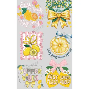 EASY PEASY LEMON SQUEEZY 2 PREMADE GANGSHEET  - 22X36  DTF TRANSFERS - DIRECT TO FILM
