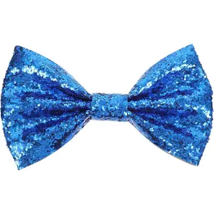 Ymapinc Sequin Bow Tie Sparkly Adjustable Glitter Necktie for Men Shiny Pre Tied Neck Ties for Banquet Carnival Costume Party