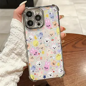 Cute Kpop Boy Group S-Stray K- Phone Case Suitable for Iphone 17 17Air 16, 15, 14, 13, 12, 11 Pro Max, X, Max, Plus, Shockproof Transparent Soft Back Cover.