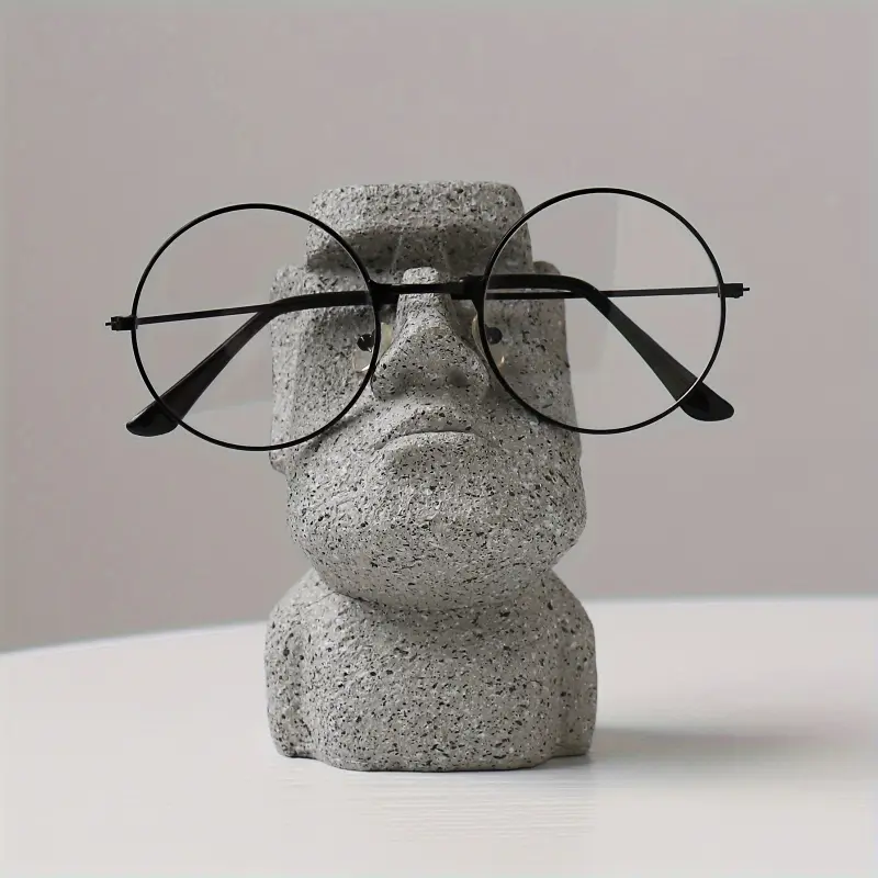 Funny Glasses Holder Stand Creative Office Decor Gift Desktop Organizer for Eyewear Novelty Wear Trendy Classy Charming Style Refined Elegant Stunning Glamorous Great Sophisticated Essential Perfect Chic Luxury Versatile