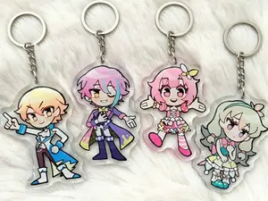 Project Sekai Tsukasa Tenma Rui Kamishiro Emu Otori Nene Kusanagi WonderlandxShowtime Acrylic Keychains, Cute Chibi Keychain, Keyring Cute Accessory, Fun Charm For Backpack Or Purse | High Quality and Customer Favorite Items