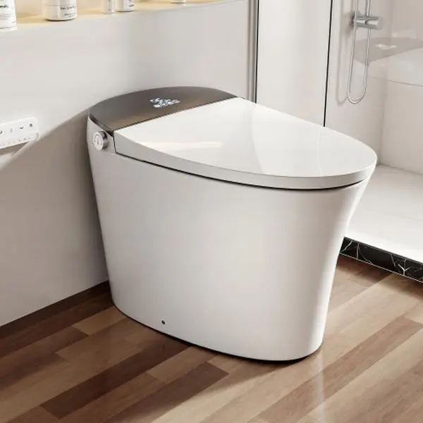 Bellemave Soft-Close 1-Piece Smart Toilet, Heated Seat, Warm Water Sprayer, Dryer, Walk Away Auto Flush & Close, Remote Control Included, Soft-Close One-Piece Toilets