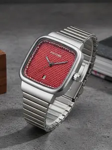 Men's Sport Watch with Quartz Movement, Business Fashion Simple Wristwatch, Digital Display, Square Dial, Date Function, Waterproof Vintage Style, Modern Fashionable Wristwatch, Trendy Watch