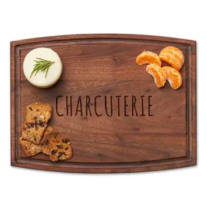Arched Artisan Walnut Board | Charcuterie | 12 x 9"