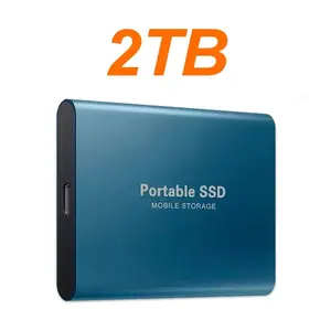 Large Capacity External Hard Drive Quiet Operation Mobile Storage SSD USB3.2 Type-C High Speed Solid Stae Disk For PC MAC