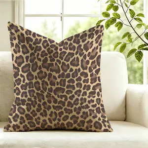 45×45cm 1Pcs Colorful Leopard Print Series Throw Pillow, Sofa Cushion, High-Elastic Plump Shape Retention, Mild and Skin-Friendly Touch, Decorates Sofas and Beds, Highlights Unique and Cool Style.