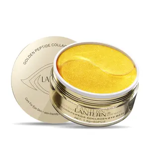 24K Gold Under Eye Masks with Ectoin & Copper Peptide – Hydrating, Brightening & Puffiness Relief Eye Patches Amino Acid