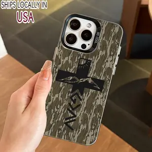 Camo Pattern Phone Case, Durable Phone Protective Cover, Phone Accessories Compatible with iPhone XR 11 12 13 14 15 Plus 16 Pro Max, Casing