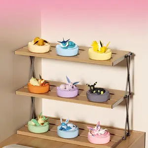 MINISO Pokémon Eevee & Evolutions Sleeping Pose Blind Box Figure – Cute Collectible Figurine, Perfect Gift for Pokémon Fans, Adorable Desk Decor Featuring Eevee, Vaporeon, Jolteon, Flareon & More
