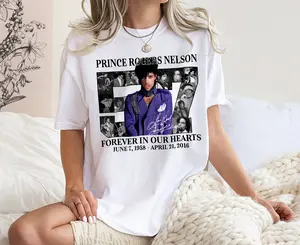 Prince Shirt, Prince Fan Love T-Shirt, Custom Memorial Tee, Unisex, Sweatshirt, Hoodie
