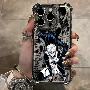 Anime Football Boy Blue Lock Phone Case for iPhone 17 17Air 16 15 14 13 12 11 Pro Max X XS Max plus Plating Shockproof Transparent Soft Back