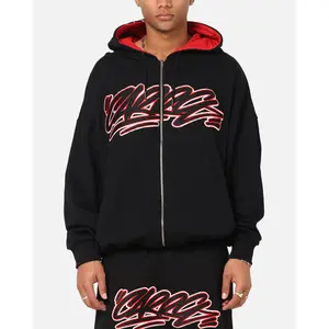 Carre Terrace Zip Hoodie Black