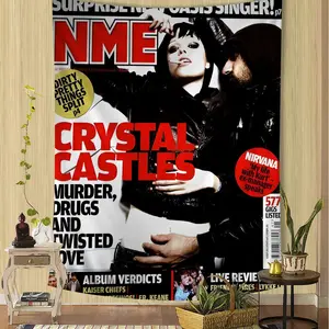 C-Crystal C-Castles Band Colorful Tapestry Wall Hanging Bohemian Wall Tapestries Mandala Wall Art Decor