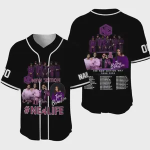 The New Edition Way Tour 2026 Baseball Jersey, Retro R&B Concert Tee, Music Fan