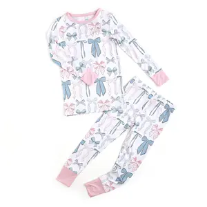 Samantha Bows TWO PIECE - NO BUTTON Floral Print Sleepwear Baby Clothing