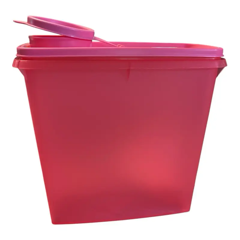 Pink 2.5L Cereal Container with Modular Design for Storage and Organization - Perfect for Kitchen Organization