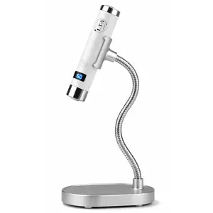 Lumé Flash Cure Nail Lamp - Motion Activated Technology, Adjustable Magnetic Stand, Dual Timer, 800 mAh Rechargeable Battery, USB-C Charging, UV/LED Hybrid, 30s/60s Curing Modes