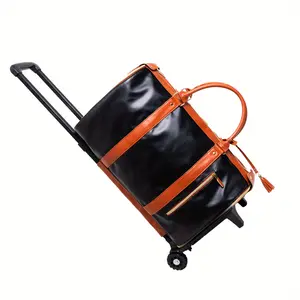 2-In-1 Travel Clothing Bag Set Backpack, With Detachable Roller Luggage And Hand-Held Shoulder Bag, Business Travel Bag, Large Capacity Bag, Travel Bag