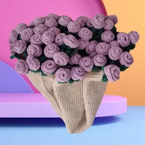 New Flower Bouquet Blanket Rose Bouquet Blankets Finished Product Crocheted Flower Blanket Baby Quilt Swaddle Cover Gifts