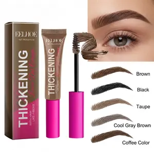 EELHOE Brow Fiber Gel – Waterproof Eyebrow Thickening Cream, Natural Full Brows, Long-Lasting Smudge-Proof Makeup