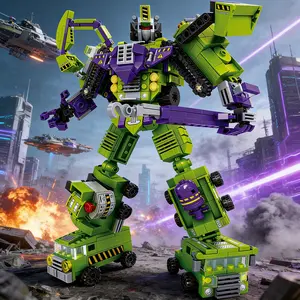 862pcs 6-In-1 Hercules Building Block Toy Set, Educational Construction Model Kit for Kids, Fun & Creative Playtime