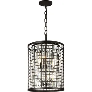 CWI Lighting Meghna 6 Light 17 inch Brown Up Chandelier Ceiling Light 9697P17-6-192