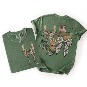 Comfort Colors Hunting Season Shirt 2- Sides, Fall, Hunt, Bow, Coquette, Camo, Deer, Doe Tee, Hunting Season Outfits