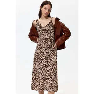 H&M Cowl-neck jersey dress