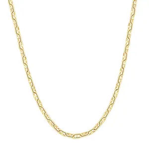 14k Yellow Gold Marine Women's 24" Chain Necklace 22 Grams 5.5mm Thick