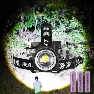 Rechargeable Headlamp, 7800mAh Long Endurance Flashlight, High-Power Head Lamp, Suitable for Long-Term Lighting Scenarios, Mountaineering, Search and Rescue, Work, Fishing, Camping, Outdoor, Hiking