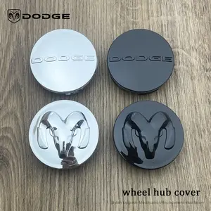 Car Wheel Hub Center Cover 4pcs ABS Electroplating Accessories For Dodge Challenger Charger Journey Ram Durango SRT Dart Journey Avenger Caliber Trucks Hor Mop Demon