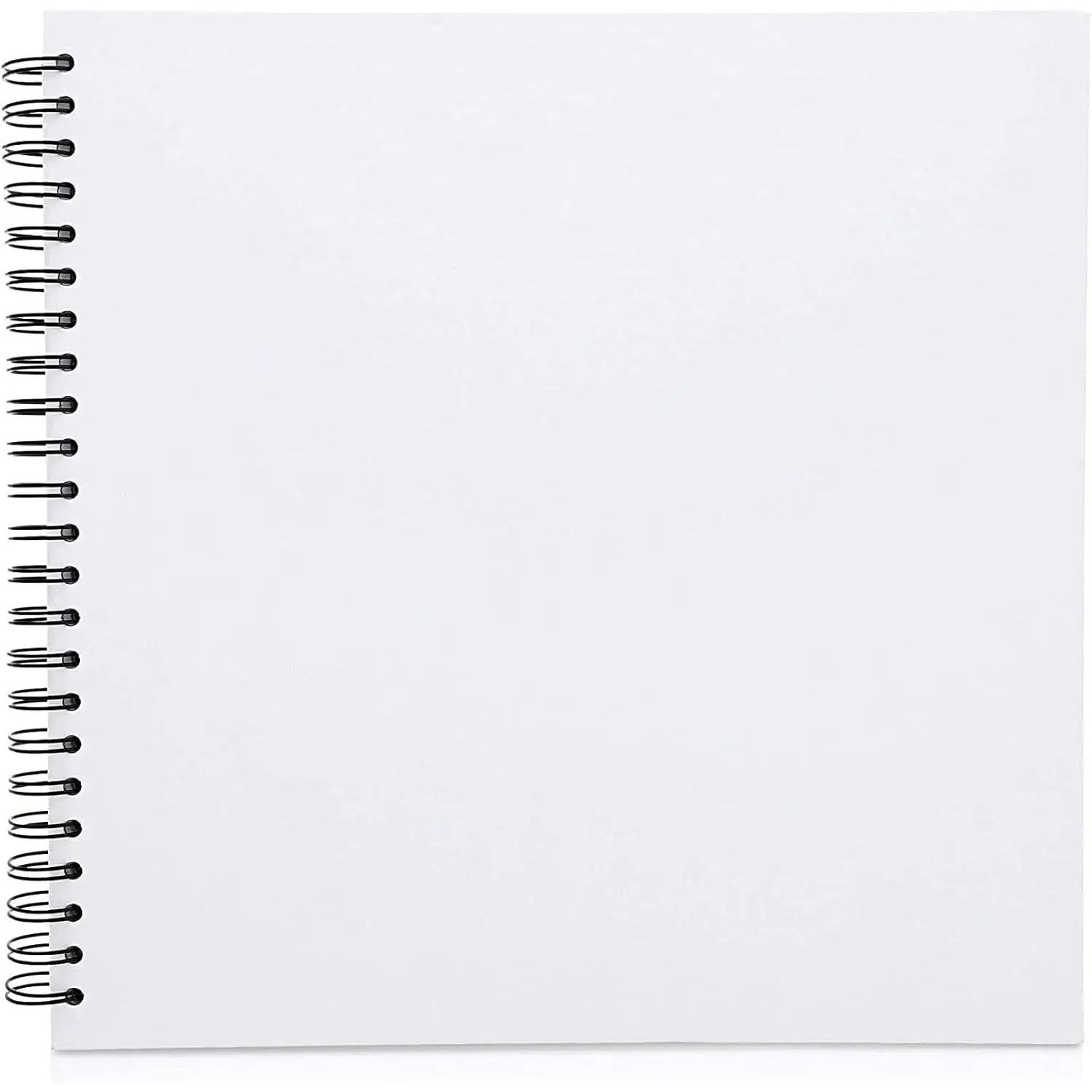 12 x 12 Inches White Scrapbook Album with 40 Sheets