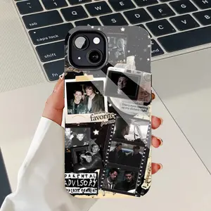 Supernatural Sam TV Show Mosaic Collage Vintage Fan Art Mobile iphone case. PBT+TPU Impact-Resistant Two-Layer Protective Case, Fits iPhone 16/15/14/13/12/11 Pro Max/Plus