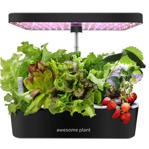 Awesome Plant 14Pro Indoor Hydroponic Garden, 14 Pods Plant Germination Kit for Home Kitchen Garden Harvest with LED Grow Light, Quiet Pump, Timer, Adjustable Height for Vegetable & Herb Up to 18.7"