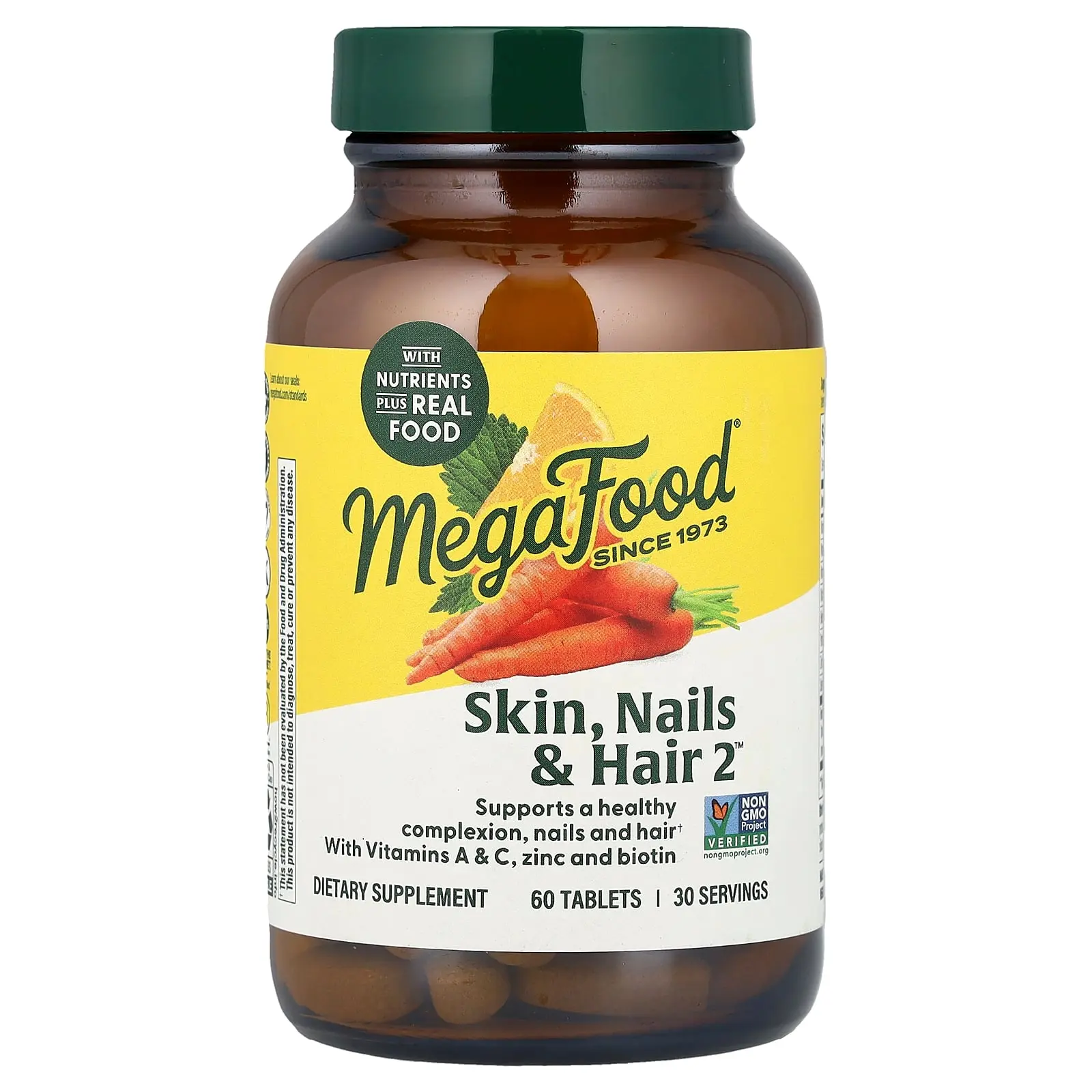 MegaFood Skin, Nails & Hair 2™, 60 Tablets