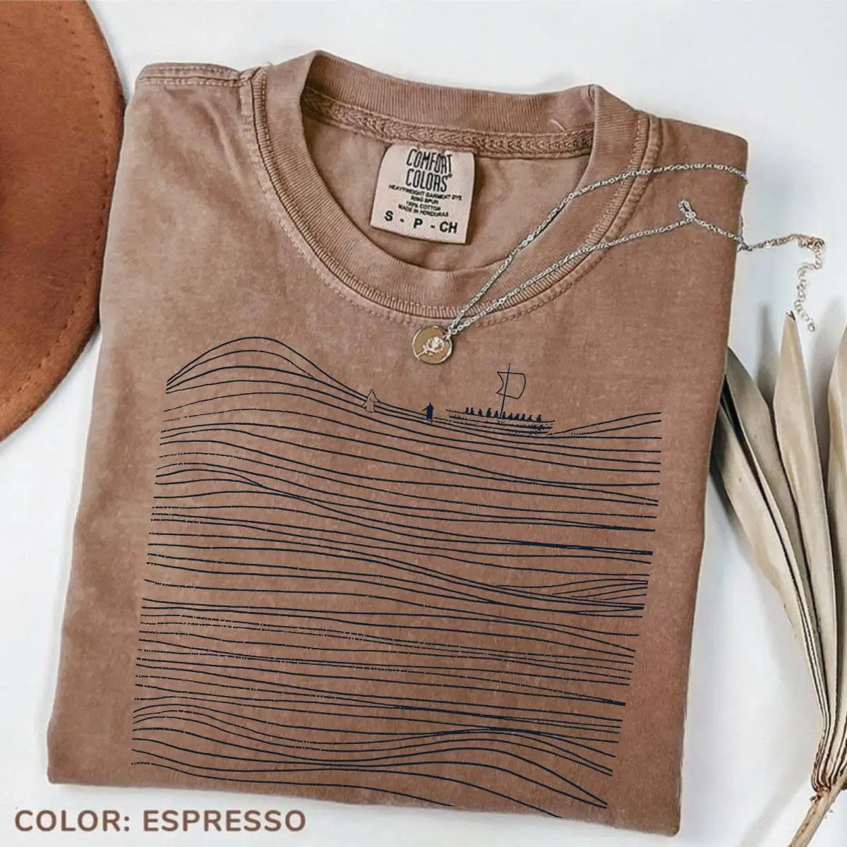 Comfort Colors Walk on Water Boho Christian Graphic Tshirt, Christian T-Shirt, Christian Gifts, Bible Verse Tee, Faith Trendy Retro Vintage Religious Apparel