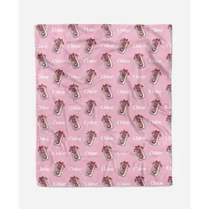 Personalized Soda Flannel Blanket – Custom Name Fun Gift for Adults & Kids