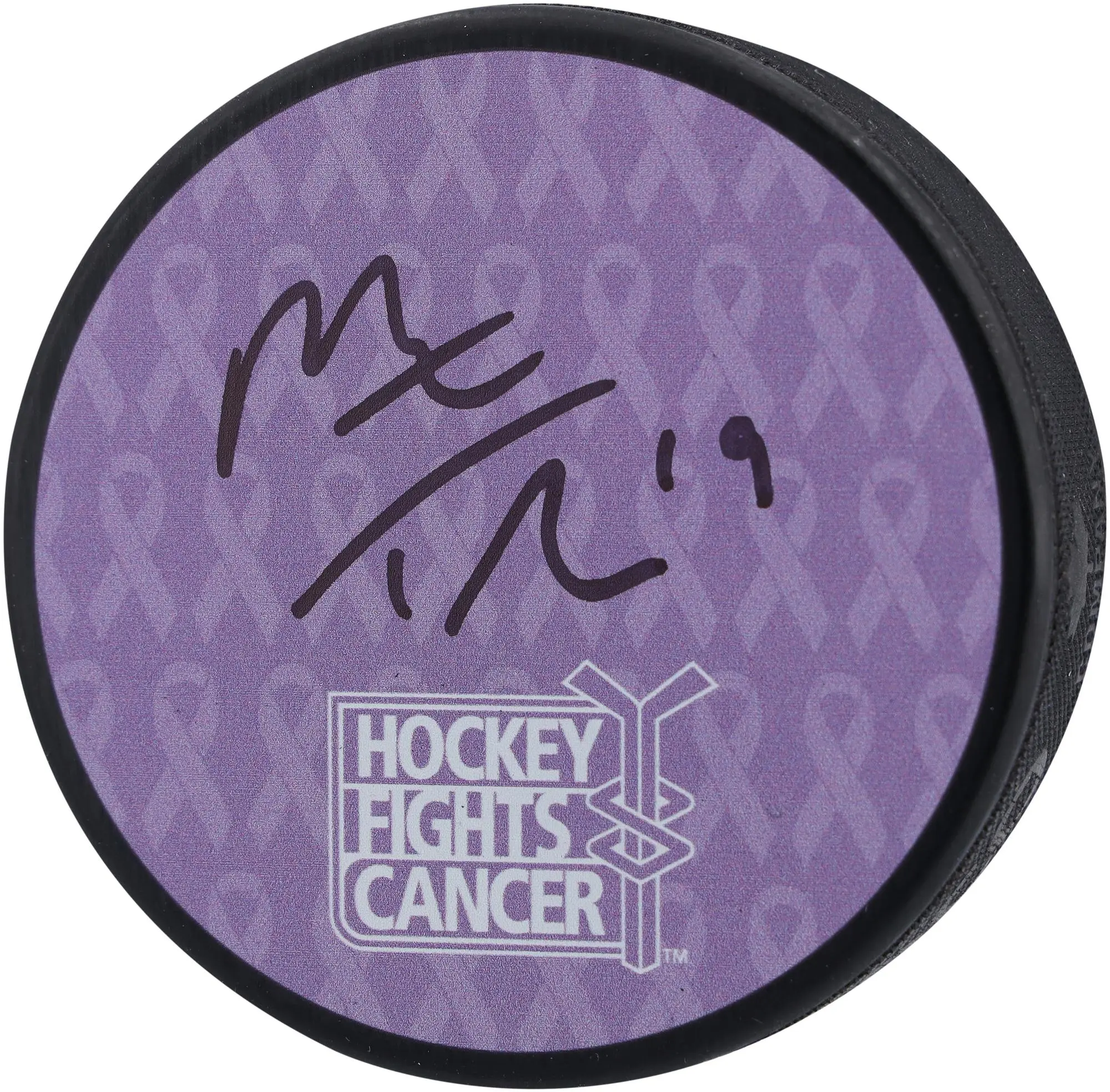 Ilya Mikheyev Vancouver Canucks Autographed Hockey Fights Cancer Hockey Puck - NHL Auctions Exclusive - Fanatics Authentic Certified