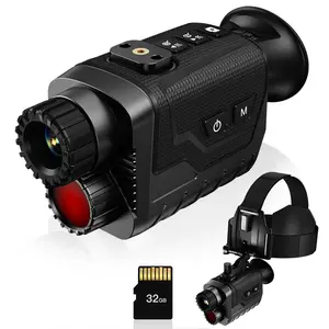 Head Mounted Night Goggles, 8X Digital Zoom Rechargeable Night Monocular, Can Save 4K Video and 36MP Photos