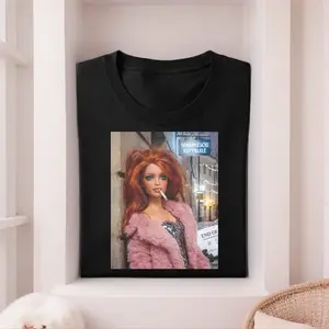 Graphic Tee Cotton Gift Tee,Graphic Shirts Funny Meme T-Shirt withShocked Doll Face Doll Face Meme Shirt ShortSleeve Tee Trendy, Weird Shirt, Sarcastic, FitCasual Short Sleeve Funny T-shirts for SummerFashion Men&Women's Top for Daily