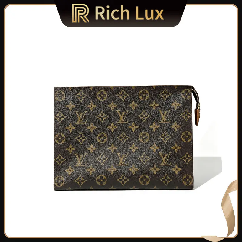Pre-owned Louis Vuitton Toiletry Pouch 26 Monogram Canvas Cosmetic Clutch Bag