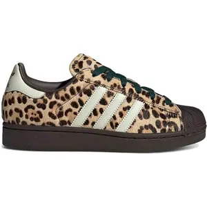 adidas Superstar II Leopard Dark Brown Ivory (Women's) - Everyday Staple Sneaker