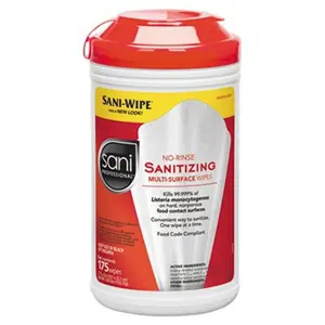 Sani Professional NICP66784 No Rinse Sanitizing Wipes
