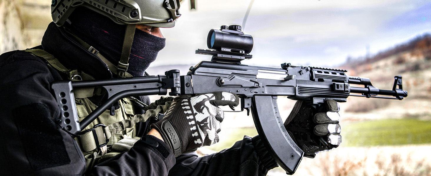 COOLJOB Mechanic Safety Work Gloves, Enhanced Anti-Slip Grip Tactical Gloves, Touchscreen (Joker)