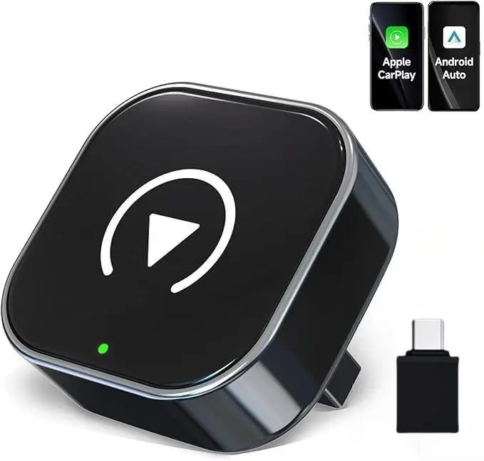 2025 Wireless carplay Adapter for iPhone/Android - Fast Connection,No Latency,Hands-Free Call wireless adapter Electronic Charger carplay dongle