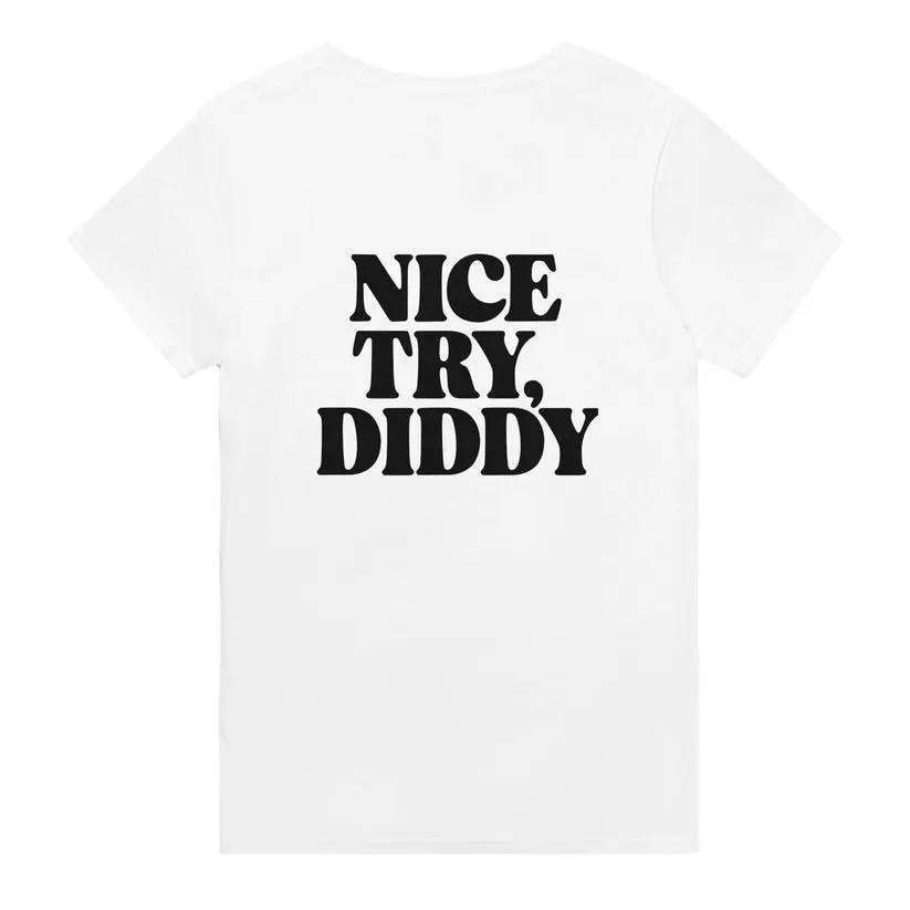 NICE TRY DIDDY Heavyweight Unisex Crewneck T-shirt