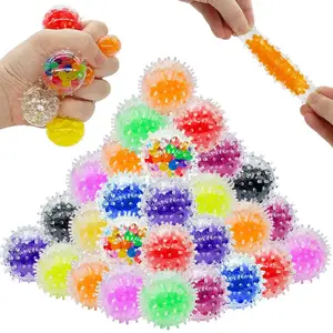 10Pcs 3.5cm Squeeze Ball Grape Ball Stress Relief Squeeze Sensory Toys Boys And Girls Birthday Party Favors Pinata Filler