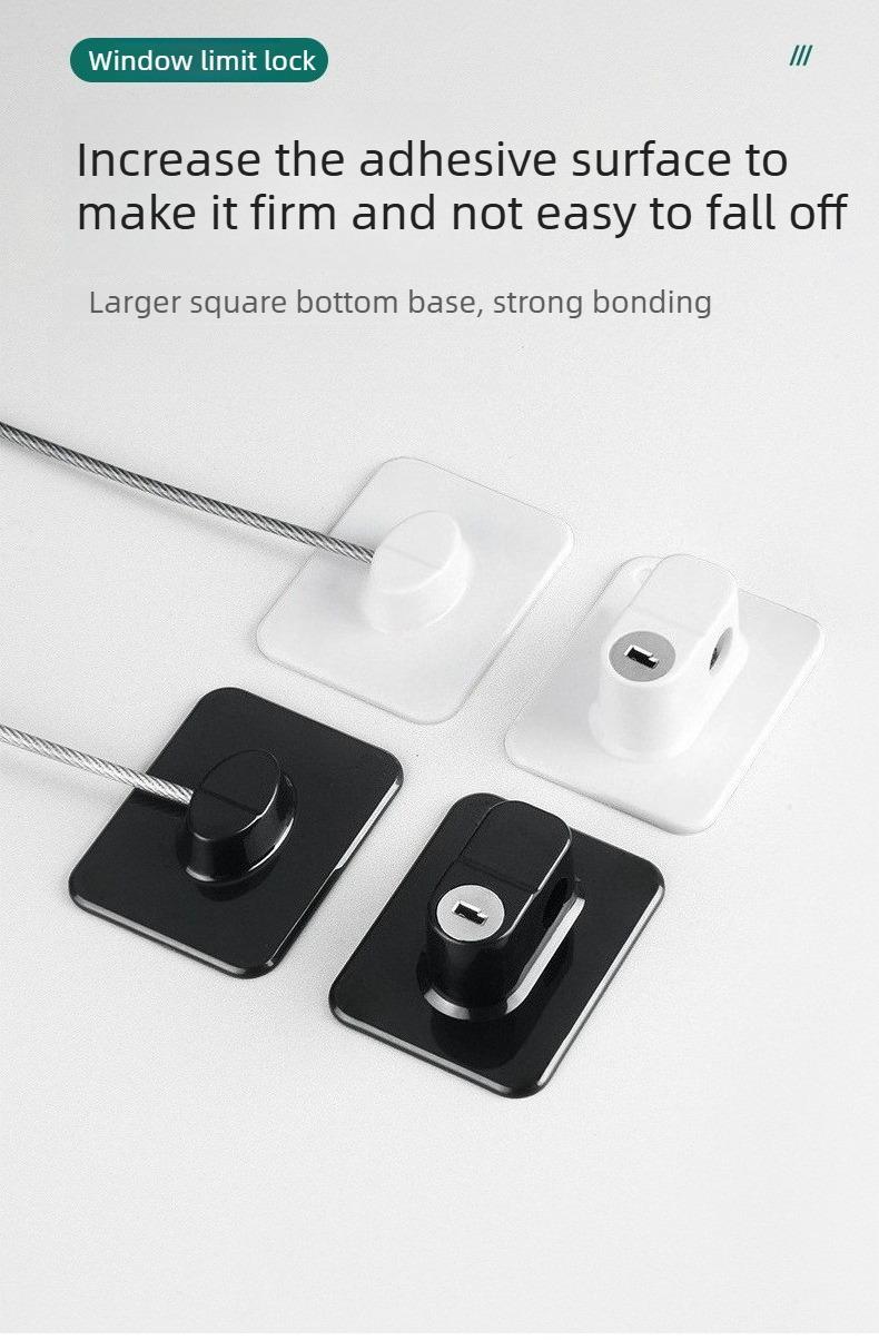 2PCS No-drill ice box lock, refrigerator lock, drawer lock, cabinet lock; multifunctional safety locks for children/babies; anti-theft protective locks