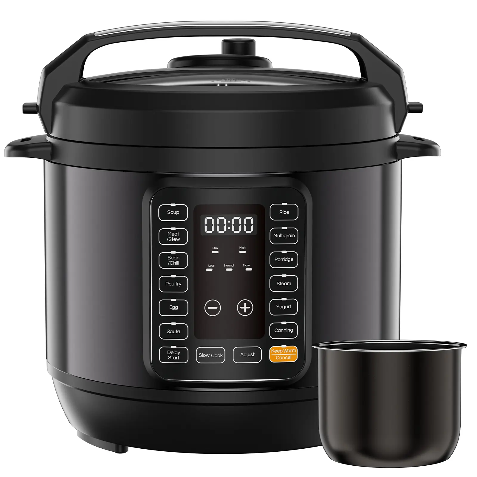 12-In-1 Electric Pressure Cooker, 8 Quart Multi-Cooker for Rice, Stew and Steam, Large-Capacity Programmable Stainless Steel Pot with Slow Cook Function and Ceramic Inner Pot